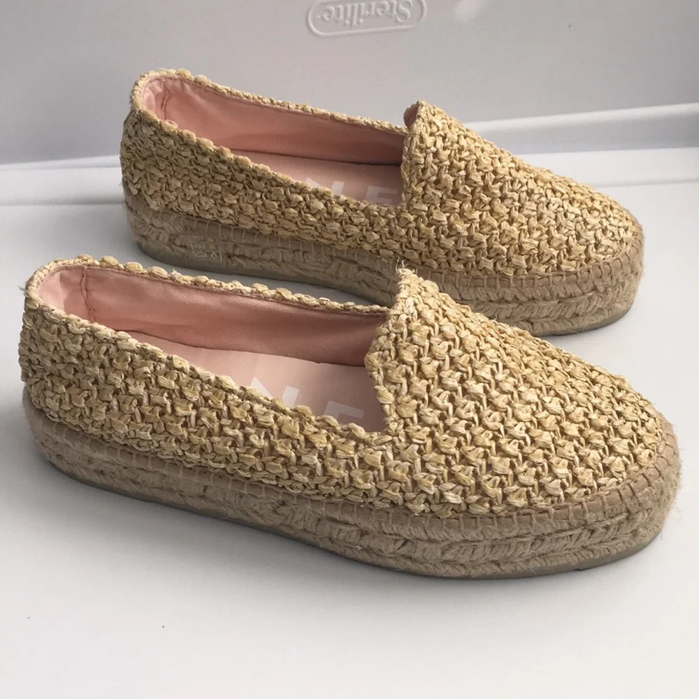 Manebi espadrilles platform slip ons loafers